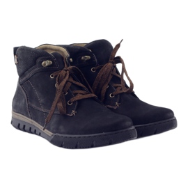 Riko men's shoes boots ankle boots 795 black 4