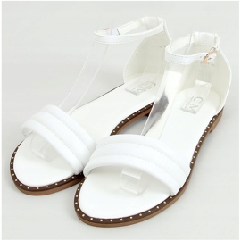 White 55-93 White ankle sandals 1 White 55-93 White ankle sandals 1