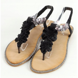 Black sandals JN11-11 Black 1