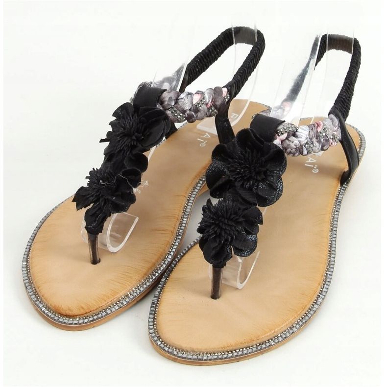 Black sandals JN11-11 Black 1