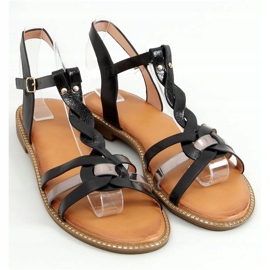Black women's sandals C43 Black 1
