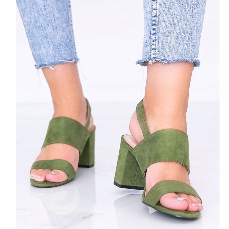 Green sandals on the post by Lil Sweetie 1