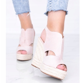 Beige wedge sandals from Holiday Time 1