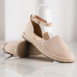 Goodin Beige Espadrilles With Suede 1