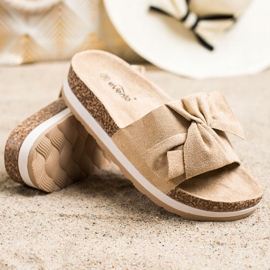 Evento Light Slippers On The Platform beige 1