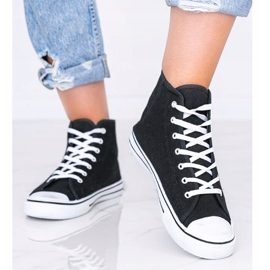 Women's black sneakers Gampa ankle 1