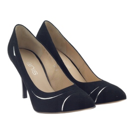 Pumps for women stilettos Anis 4474 black silver 4