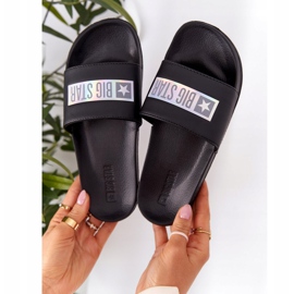 Women's Slippers Big Star HH274A036 Black 1 Women's Slippers Big Star HH274A036 Black 1