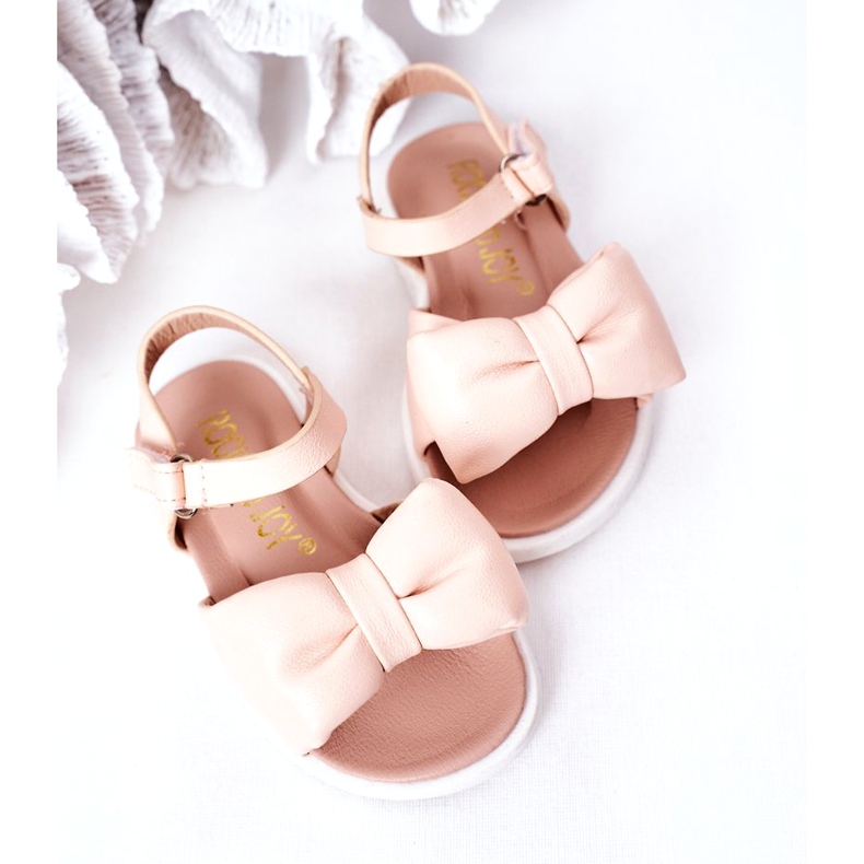 FR1 Children's Sandals With A Bow Pink Abbie 1 FR1 Children's Sandals With A Bow Pink Abbie 1