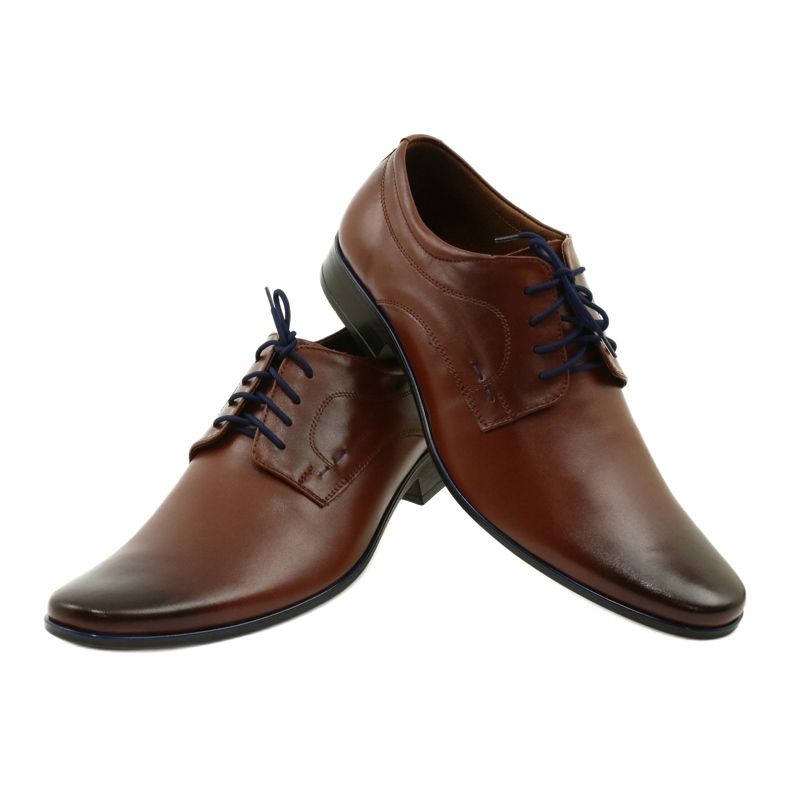 Olivier Men's leather shoes 277 brown 4