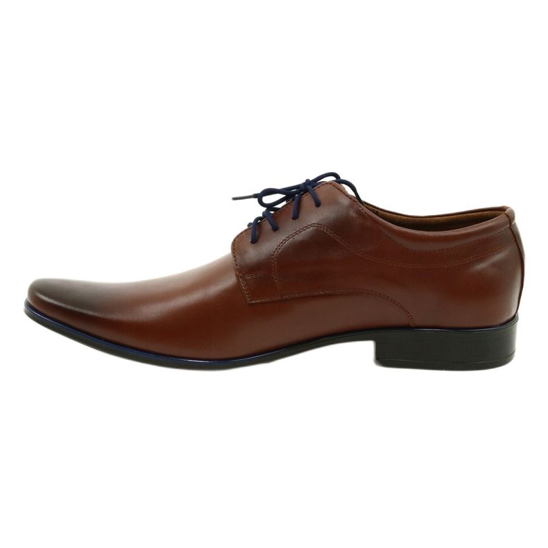Olivier Men's leather shoes 277 brown 1