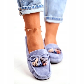 Evento Women's Loafers Suede 20PB35-2003 Blue Donna Mia 4
