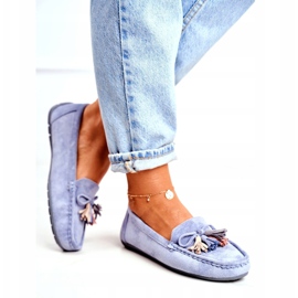 Evento Women's Loafers Suede 20PB35-2003 Blue Donna Mia 5