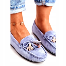 Evento Women's Loafers Suede 20PB35-2003 Blue Donna Mia 6