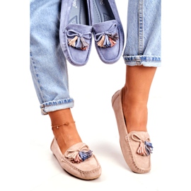 Evento Women's Loafers Suede 20PB35-2003 Blue Donna Mia 2