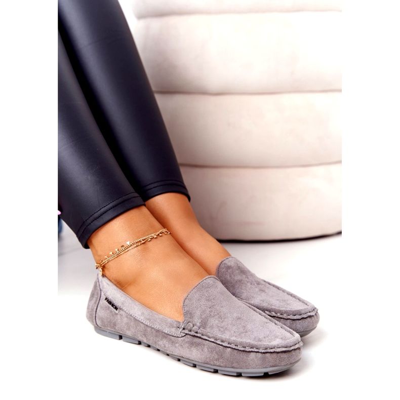 PH1 Women's Suede Loafers Gray San Marino grey 2