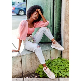 Women's Sneakers Beige Big City Life 1