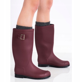 SHELOVET High rubber galoshes red 1