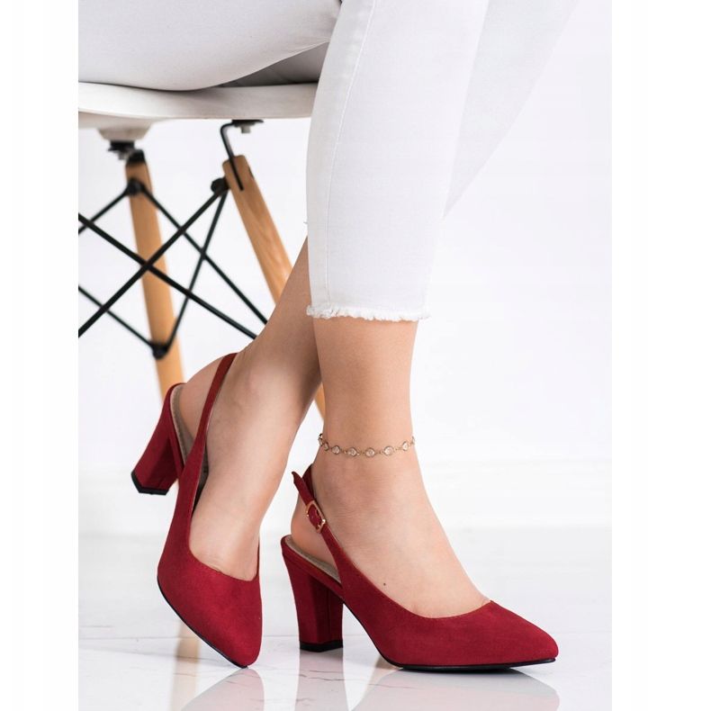 Goodin Casual pumps red 1