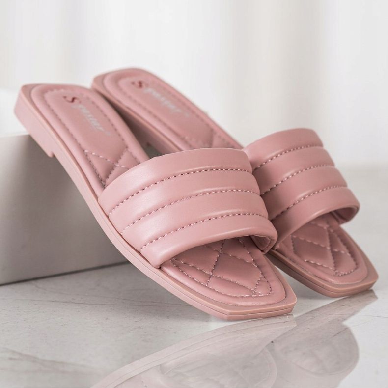 Seastar Comfortable casual flip-flops pink 2