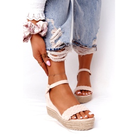 PS1 Beige Balearic Wedge Sandals 1
