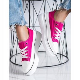 Seastar Fashionable Sneakers On The Platform pink 1 Seastar Fashionable Sneakers On The Platform pink 1