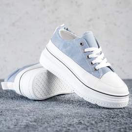Seastar Fashionable Sneakers On The Platform blue 1 Seastar Fashionable Sneakers On The Platform blue 1
