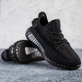 SHELOVET Textile Sneakers On The Platform black 1