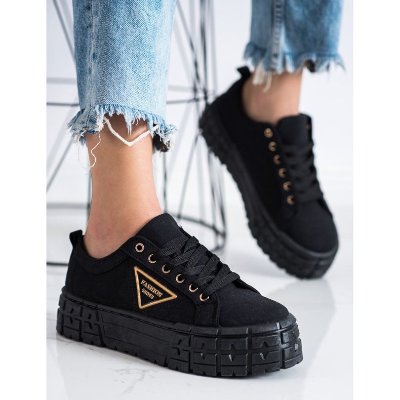 Goodin Black Fashion Shoes 1