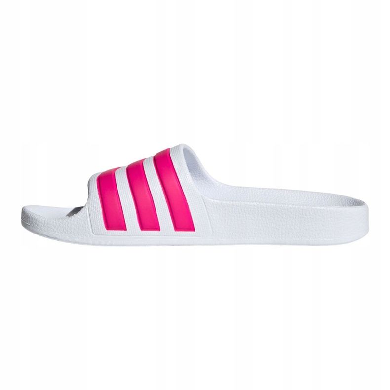 Adidas Adilette Aqua Jr EF1748 slippers white pink 1 Adidas Adilette Aqua Jr EF1748 slippers white pink 1