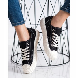 SHELOVET Sneakers On The Platform black 2