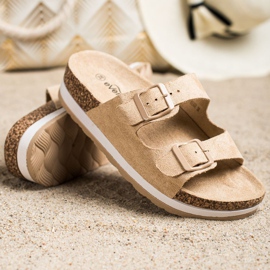 Evento Casual Slippers beige 1