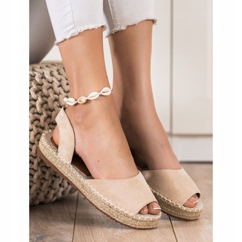 Ideal Shoes Slip-on Espadrilles beige 2
