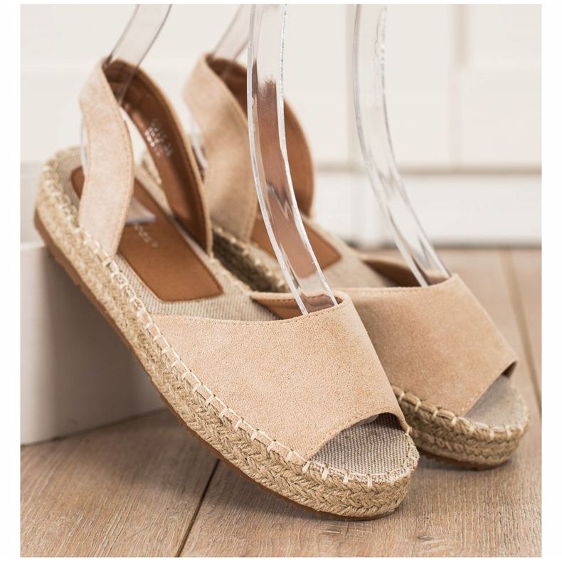 Ideal Shoes Slip-on Espadrilles beige 1