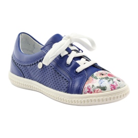 Girls' shoes flowers Bartek 15524 white violet blue pink green 1 Girls' shoes flowers Bartek 15524 white violet blue pink green 1