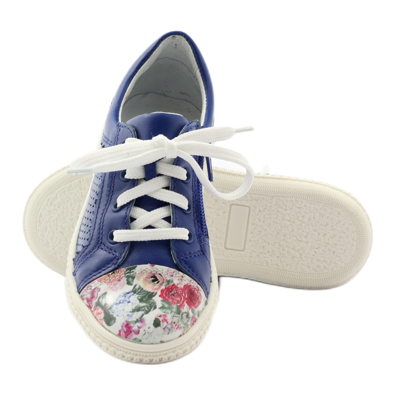 Girls' shoes flowers Bartek 15524 white purple blue pink green 3