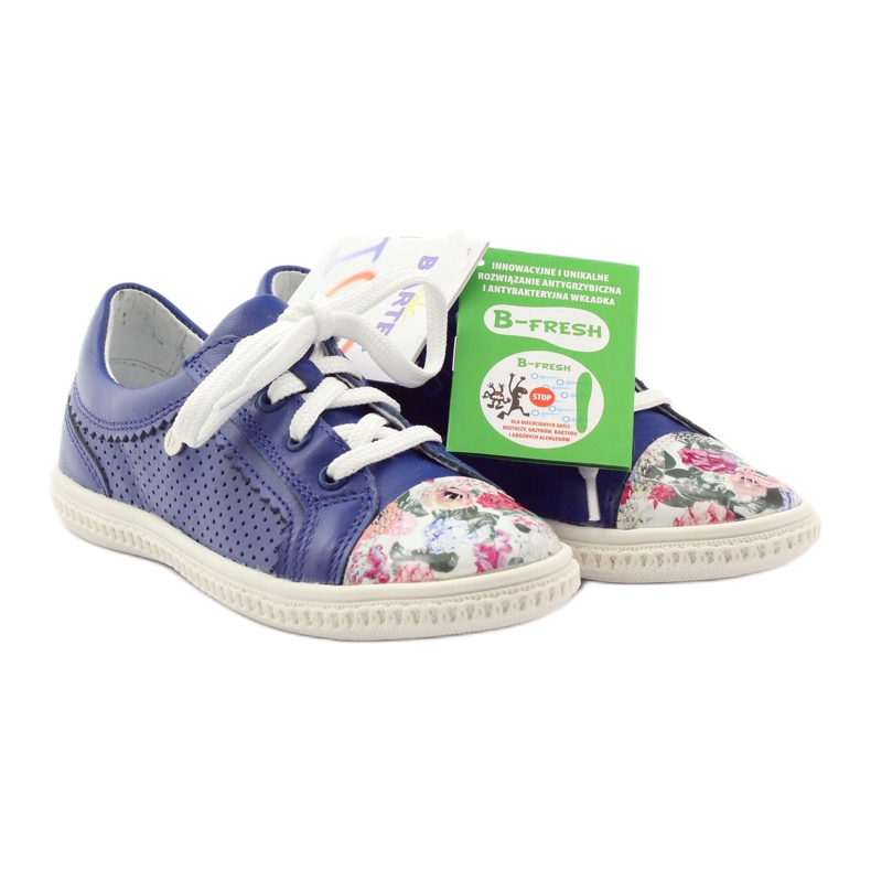 Girls' shoes flowers Bartek 15524 white purple blue pink green 4