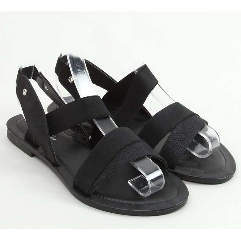 Black women's sandals S060115 Black 1