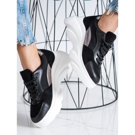 Seastar Black Sneakers On The Platform 2