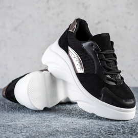 Seastar Black Sneakers On The Platform 1