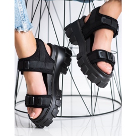 Seastar Sandals On The Platform With Buckles black 1