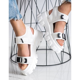 Seastar Sandals On The Platform With Buckles white 1