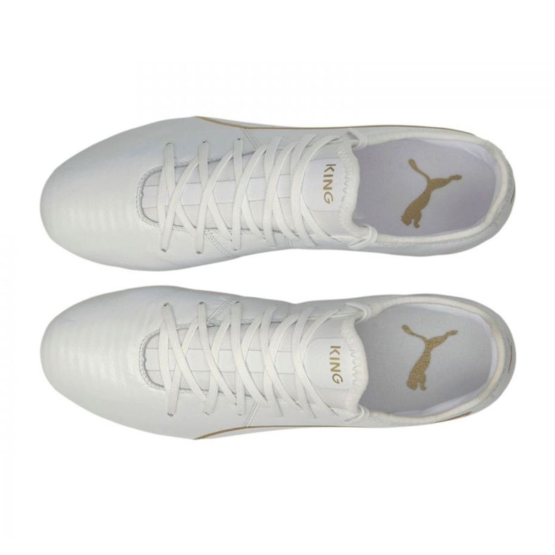 Puma King Pro M Fg 09 football boots white white 2 Puma King Pro M Fg 09 football boots white white 2