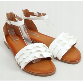 White women's sandals S060195 White 1