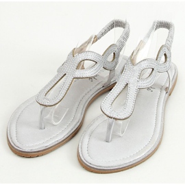 Silver flip-flops 6170 Silver 1