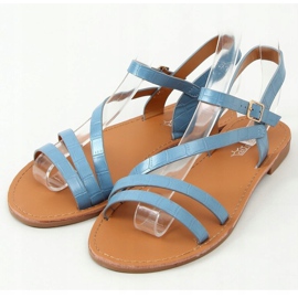 Blue women's sandals BH1651-SD Blue 1