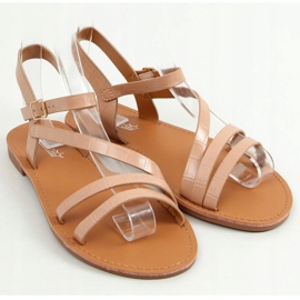 Women's beige and pink sandals BH1651-SD Nude 1