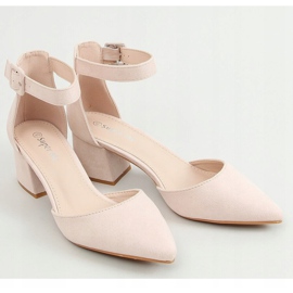 High-heeled pumps beige LL76 Beige 1