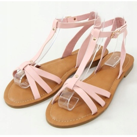Pink women's sandals Z5713 Pink 1