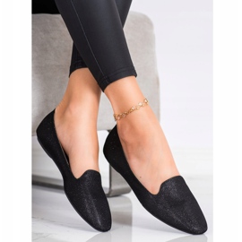 Super Mode Glitter ballerinas black 1